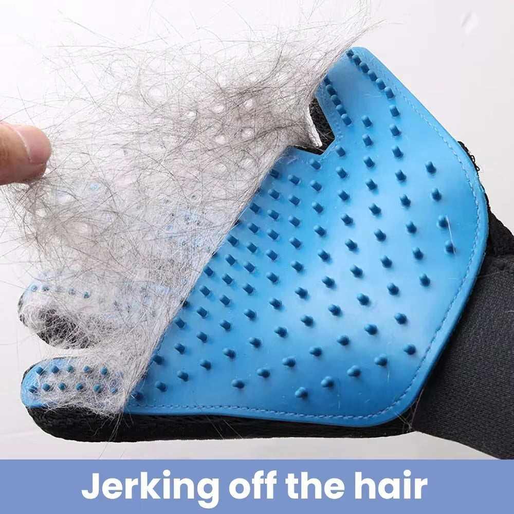 Cat Grooming Glove Pet Cat Comb Bathing Brush for Cats Hair Removal Massage Brush Soft Bristles Pet Grooming Cleaning Supplies