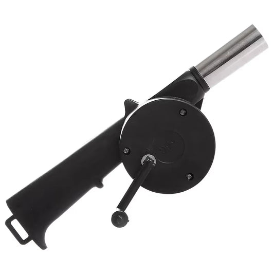 Portable Hand Crank Fan Air Blower Manual BBQ Grill Fire Starter Flame Exciter Cooking Tool for Barbecue Picnic Camping BBQ Tool