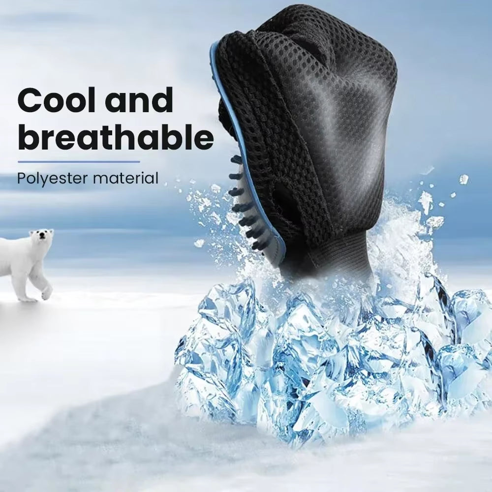 Cat Grooming Glove Pet Cat Comb Bathing Brush for Cats Hair Removal Massage Brush Soft Bristles Pet Grooming Cleaning Supplies